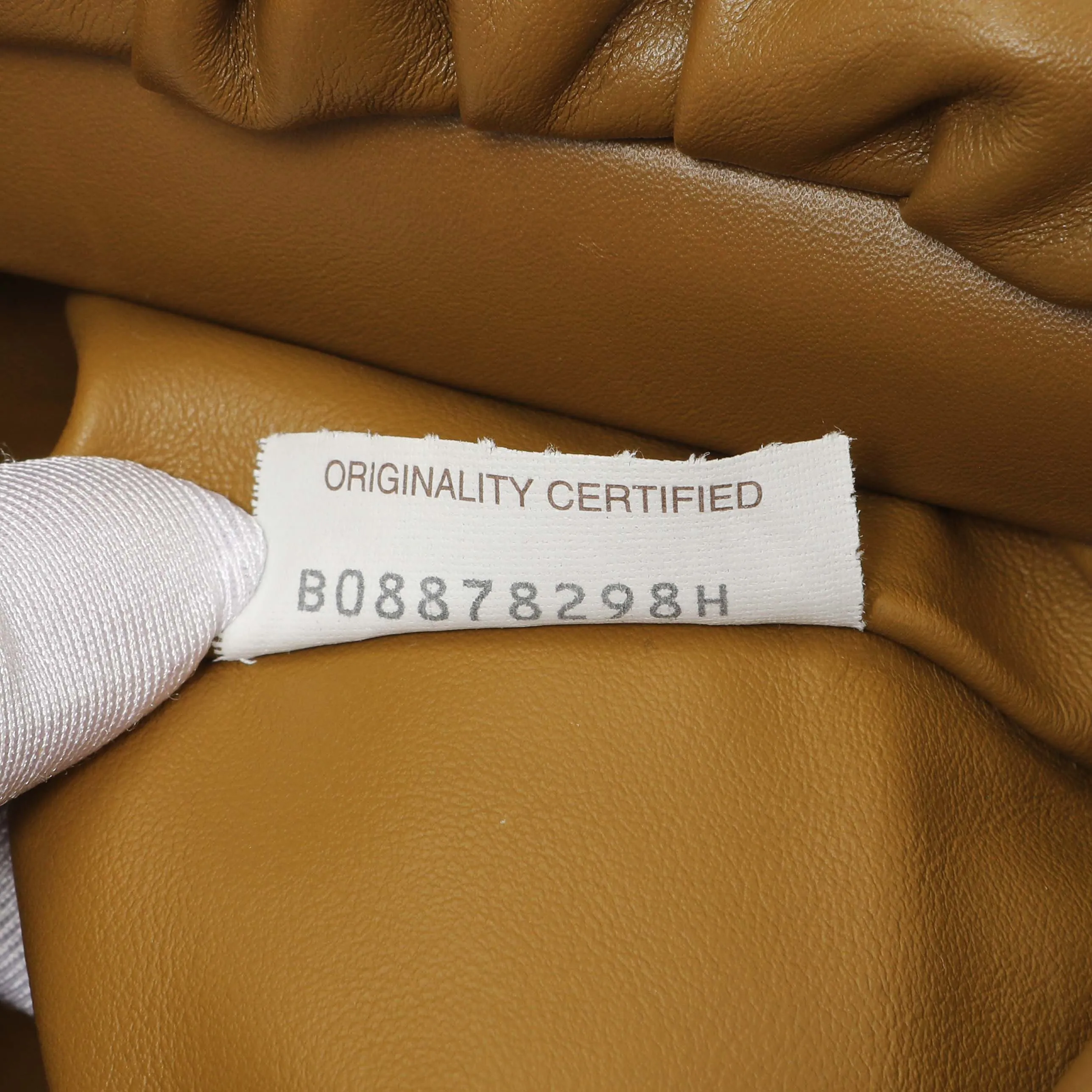 Bottega Veneta Moutarde Calfskin The Pouch Chain
