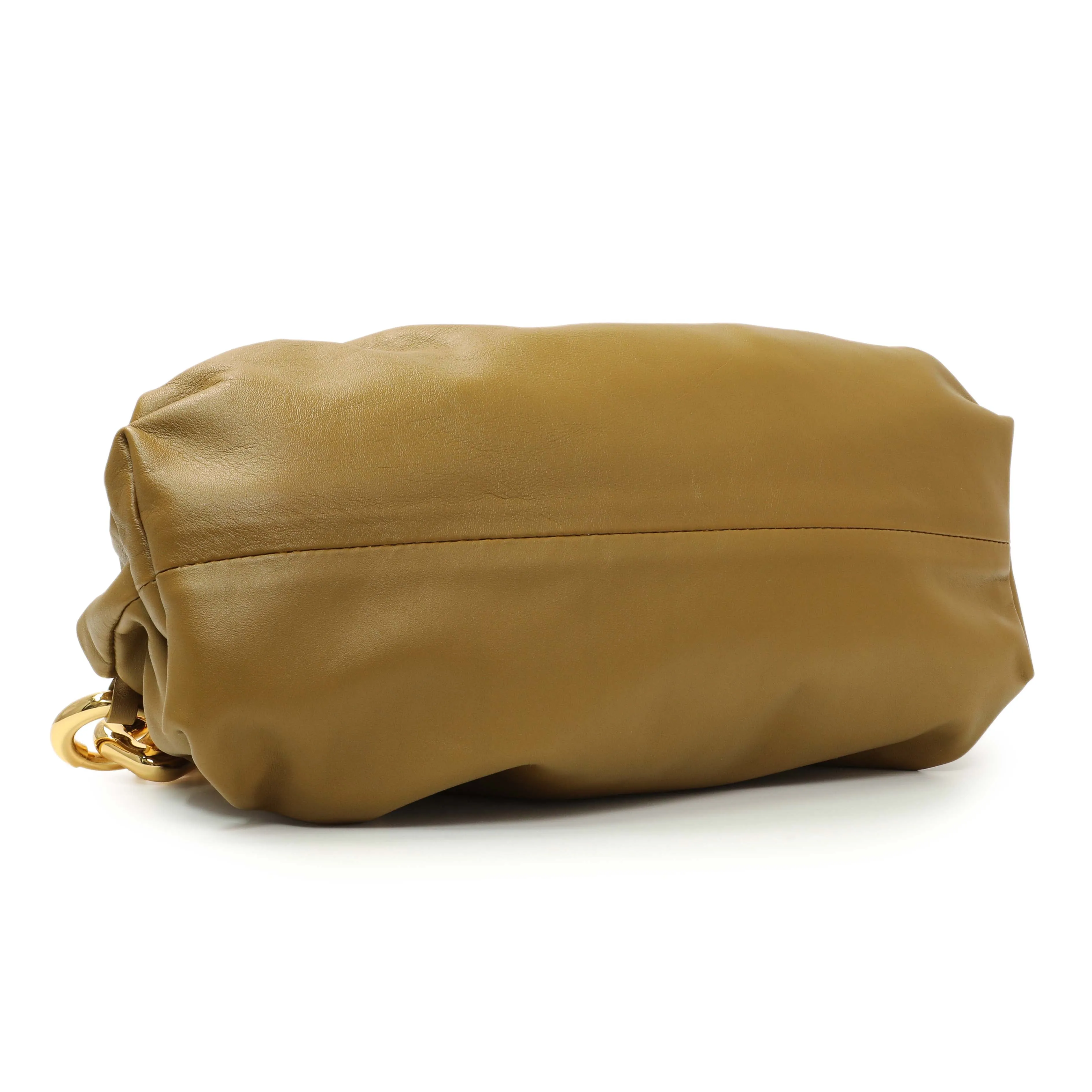 Bottega Veneta Moutarde Calfskin The Pouch Chain