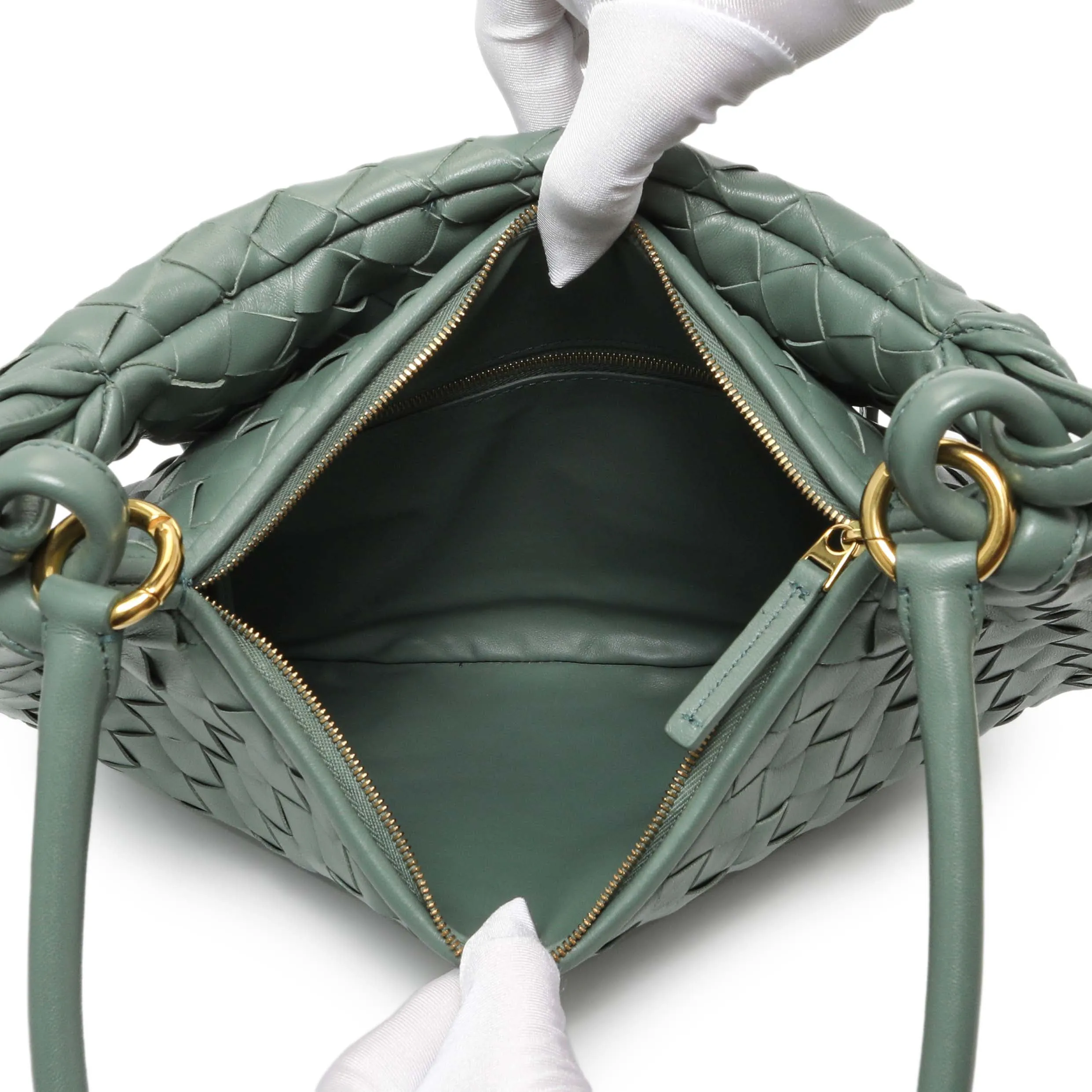 Bottega Veneta Nappa Intrecciato Medium Gemelli Shoulder Bag