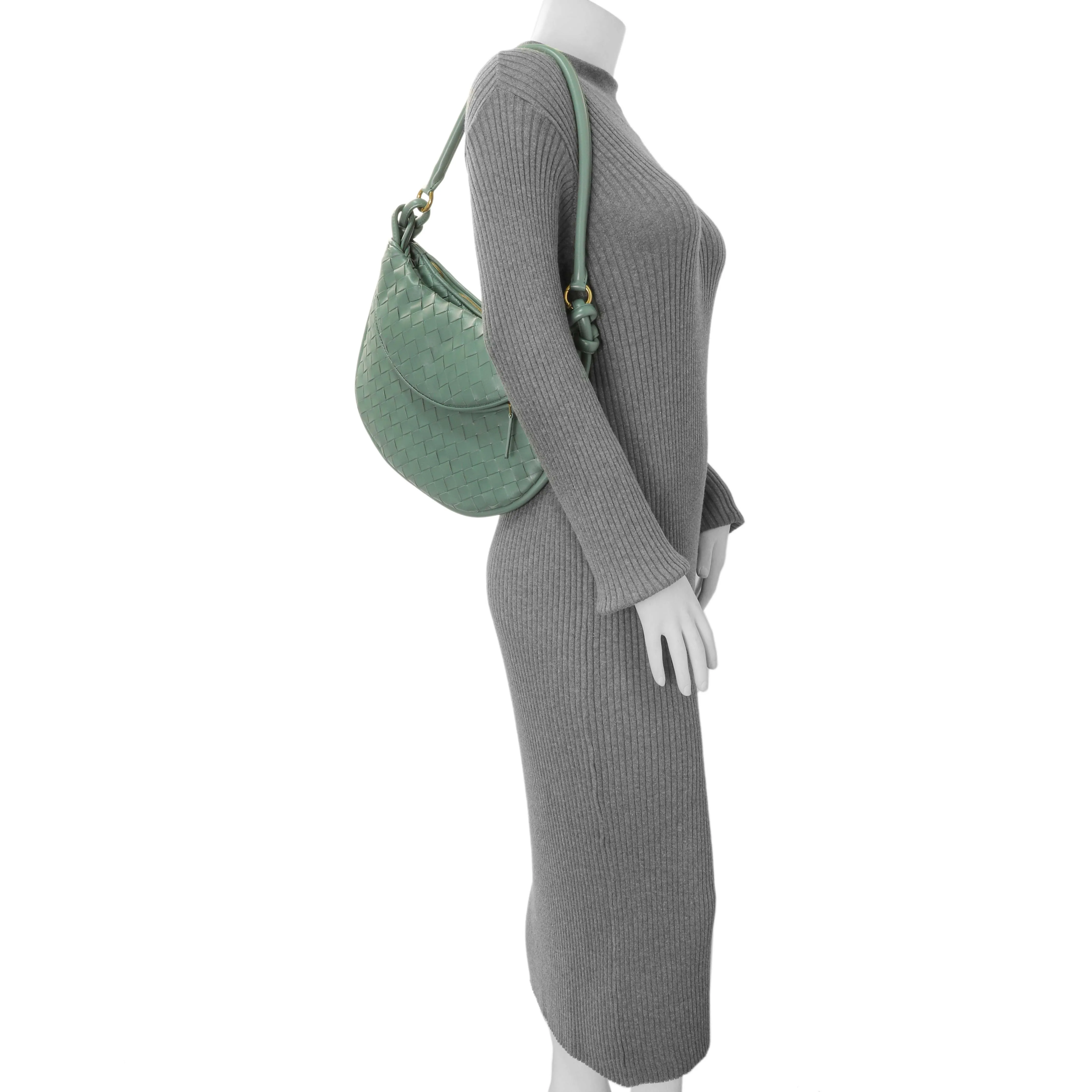 Bottega Veneta Nappa Intrecciato Medium Gemelli Shoulder Bag