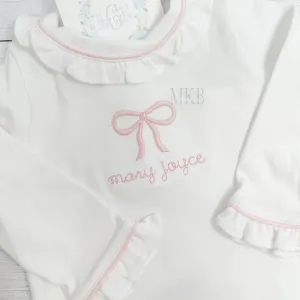 Bow Ribbon Mini Machine Embroidery Design File