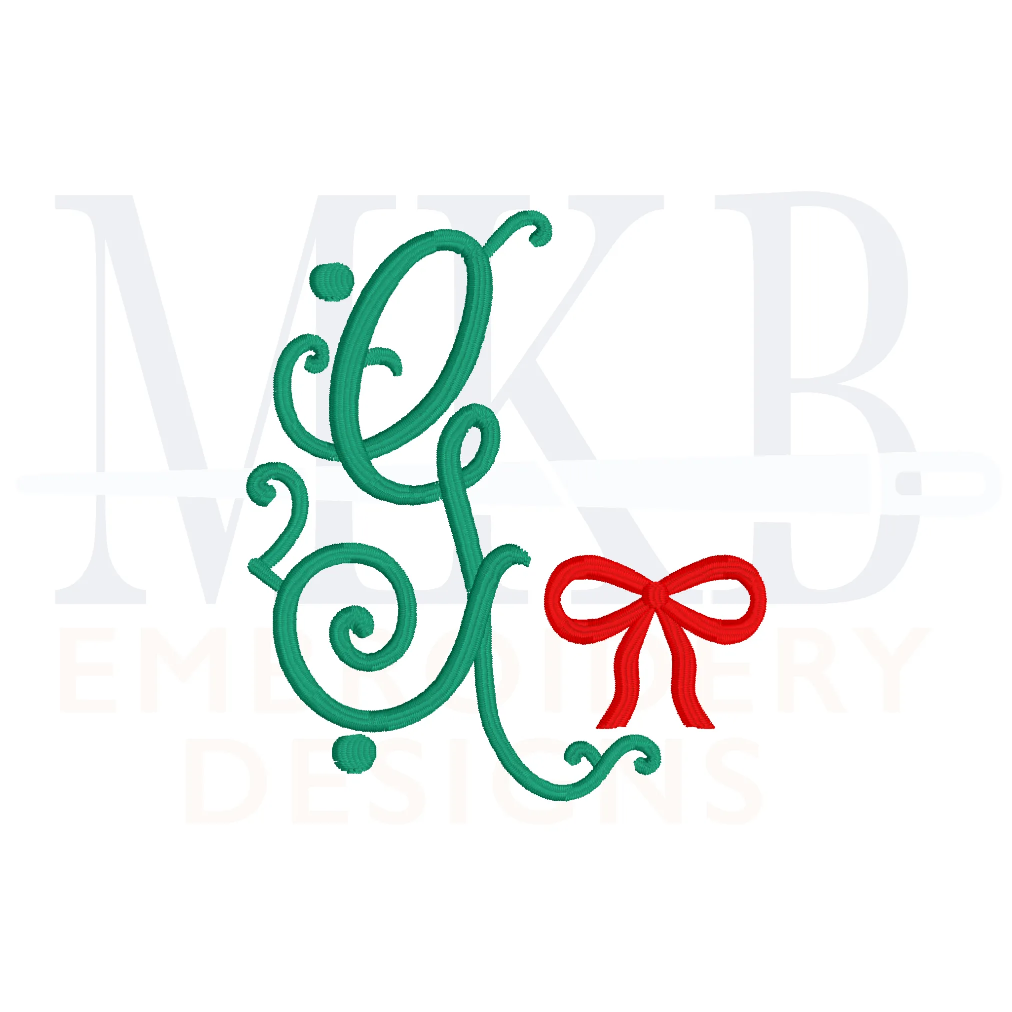 Bow Ribbon Mini Machine Embroidery Design File