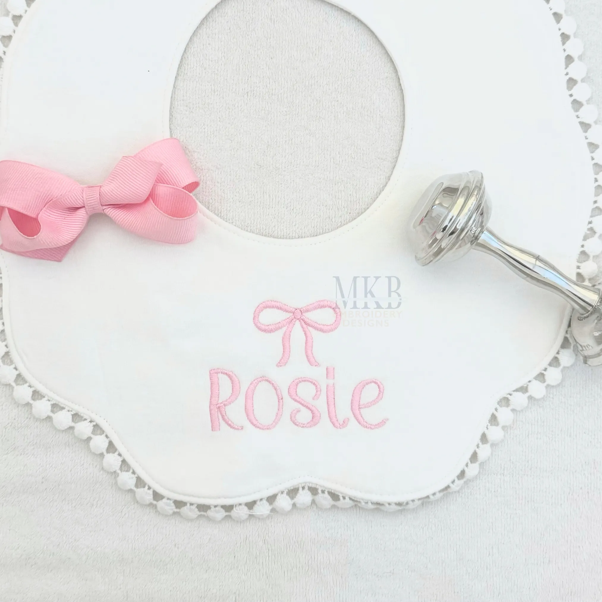 Bow Ribbon Mini Machine Embroidery Design File