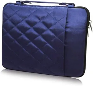 BoxWave Case Compatible with Remarkable Paper Tablet (1st Gen) - Quilted Carrying Bag, Soft Synthetic Leather Cover w/Diamond Design - Navy