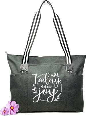 Brooke & Jess Designs Church Bags for Women - Bible Tote Bags for Women, Large Tote Bag for Womens with Zipper