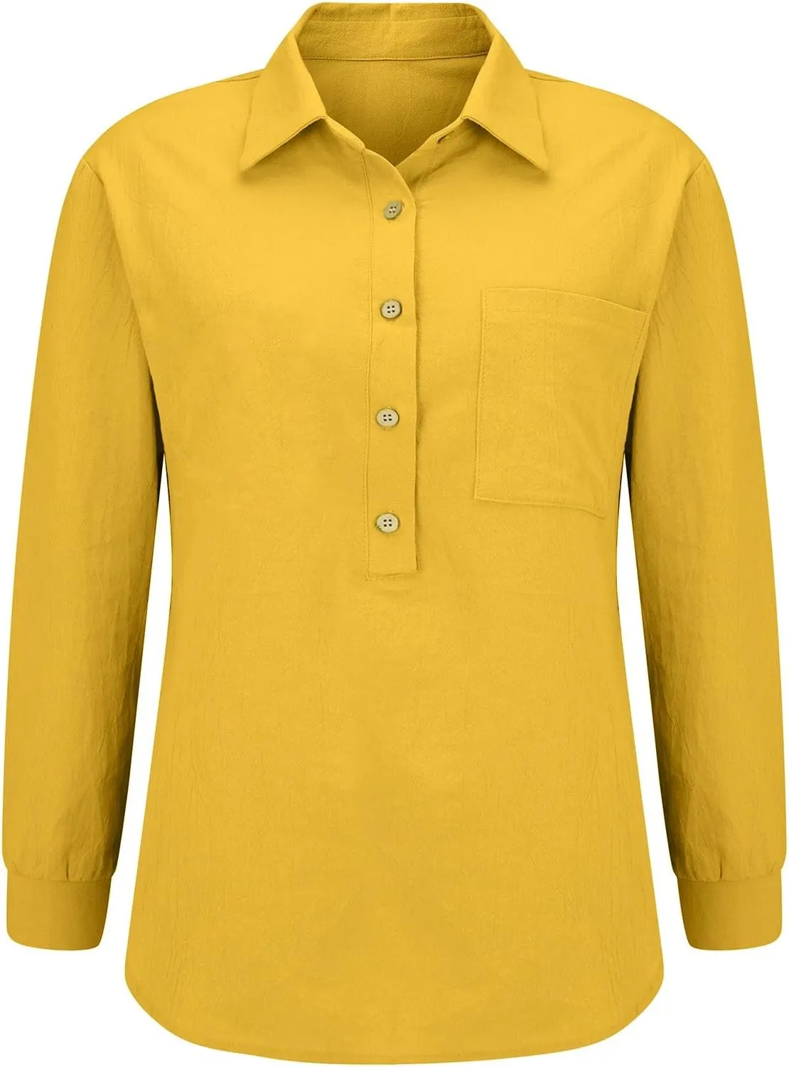 Button Down Shirts for Women Down Shirt Short Sleeve Cotton Linen Womens White Button Spring for