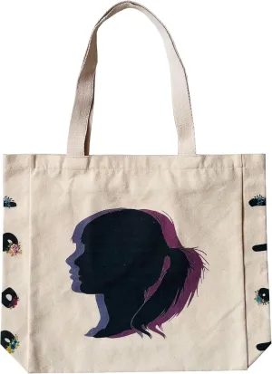 Canvas Tote Bag Aesthetic Vintage Cute Tote with Zipper Pockets Valentines Christmas Gifts for Women Girls