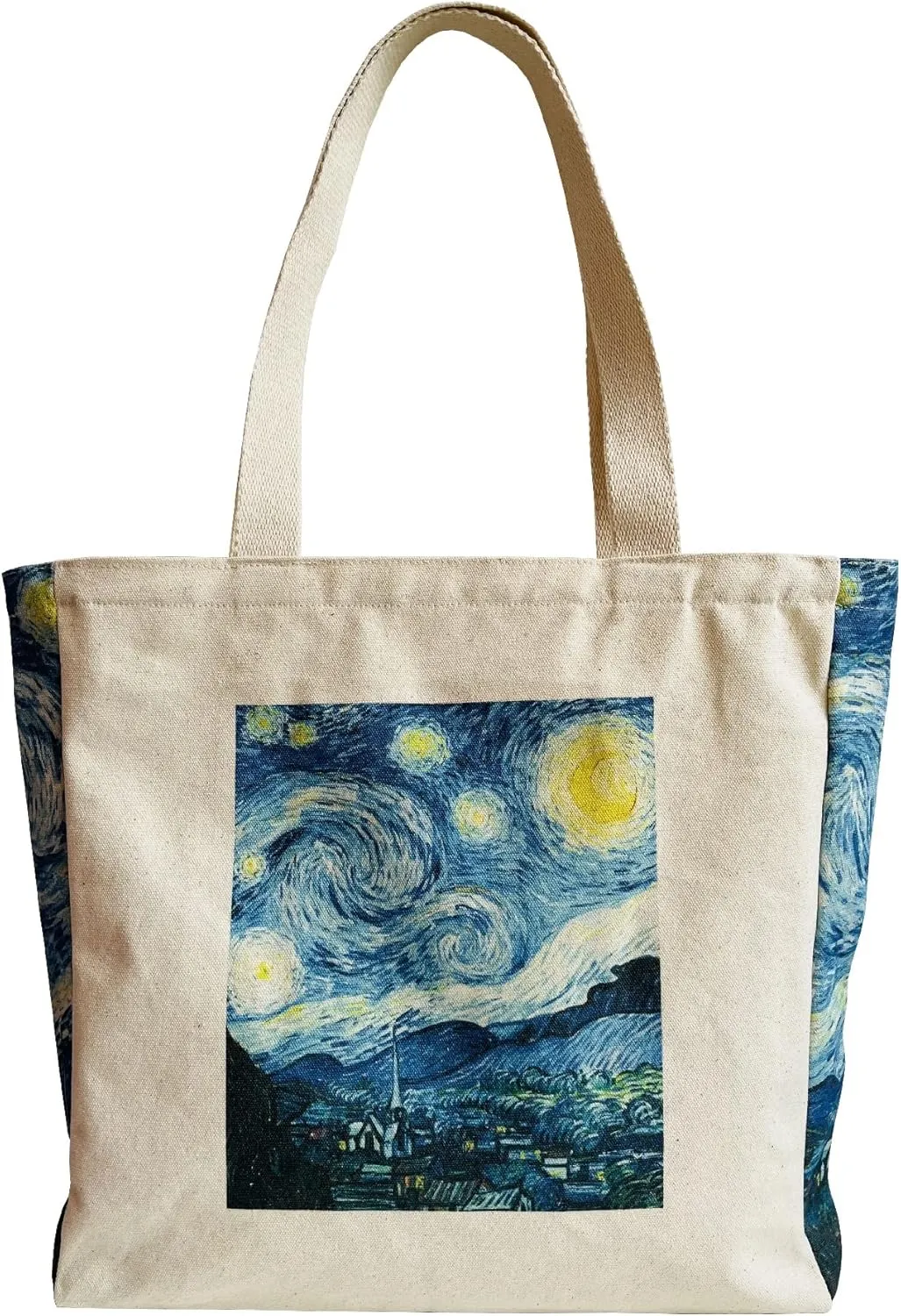 Canvas Tote Bag Aesthetic Vintage Cute Tote with Zipper Pockets Valentines Christmas Gifts for Women Girls