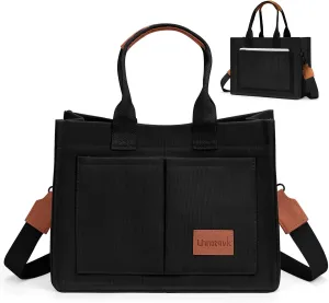 Canvas Tote Bag for Women, Large Work Purses Bible Tote