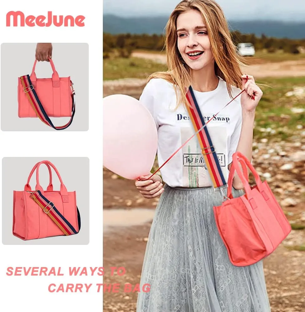 Canvas Tote Bag for Women Top Handle Handbag Crossbody Tote Bag for Women