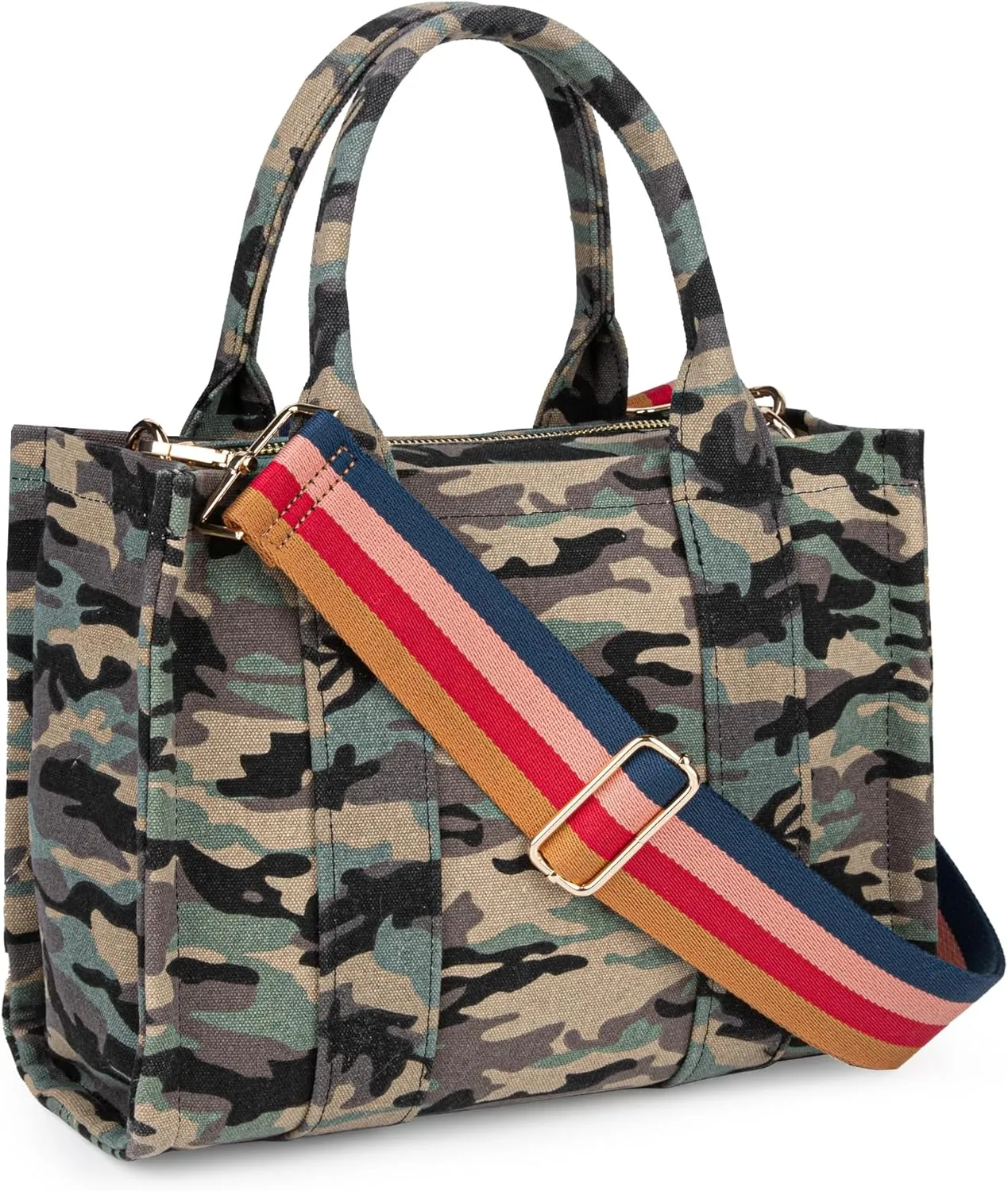 Canvas Tote Bag for Women Top Handle Handbag Crossbody Tote Bag for Women