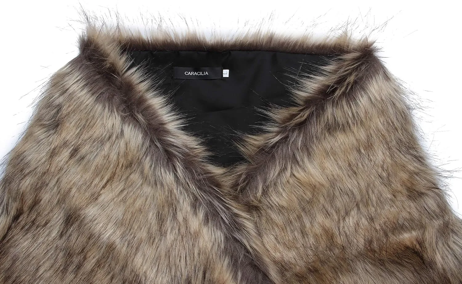 Caracilia Faux Fur Shawl Wrap Stole Shrug Winter Bridal Wedding Cover Up