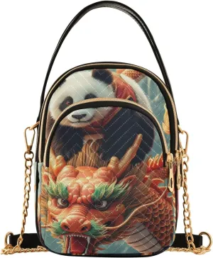 Cartoon Quilted Crossbody Bag Small Shoulder Purse Women's Handbags Phone Purse with Chain