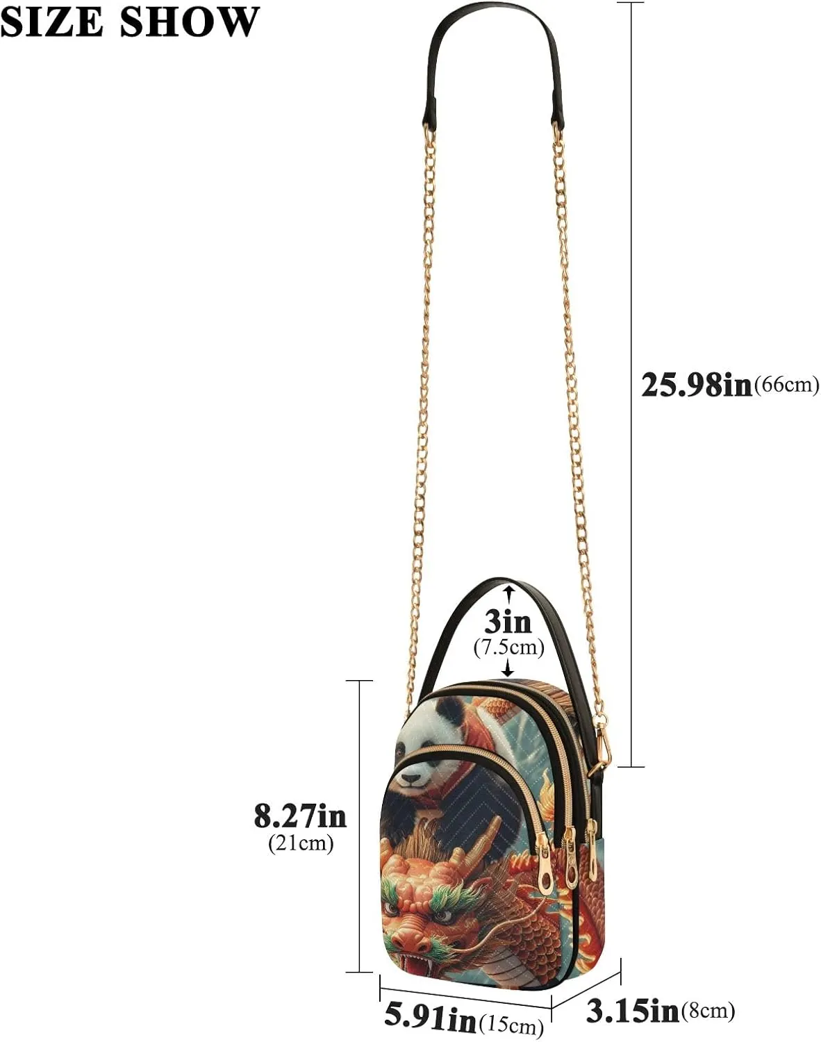 Cartoon Quilted Crossbody Bag Small Shoulder Purse Women's Handbags Phone Purse with Chain