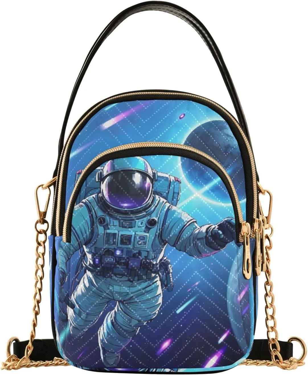 Cartoon Small Handbag Crossbody Bag for Women Quilted Bags Shoulder Purse Phone Wallet Chain Bag