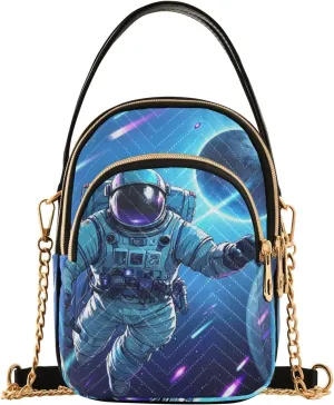 Cartoon Small Handbag Crossbody Bag for Women Quilted Bags Shoulder Purse Phone Wallet Chain Bag