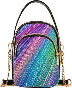 Cartoon Small Handbag Crossbody Bag for Women Quilted Bags Shoulder Purse Phone Wallet Chain Bag