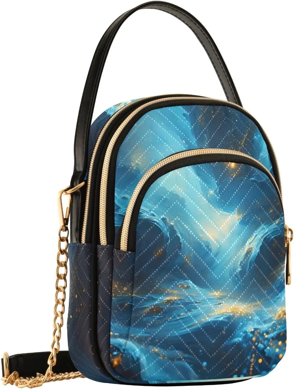 Cartoon Small Handbag Crossbody Bag for Women Quilted Bags Shoulder Purse Phone Wallet Chain Bag