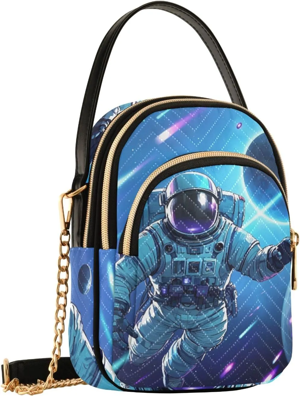 Cartoon Small Handbag Crossbody Bag for Women Quilted Bags Shoulder Purse Phone Wallet Chain Bag