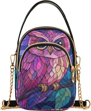 Cartoon Women's Crossbody Bags Quilted Purse with Chain Phone Purse Handbag
