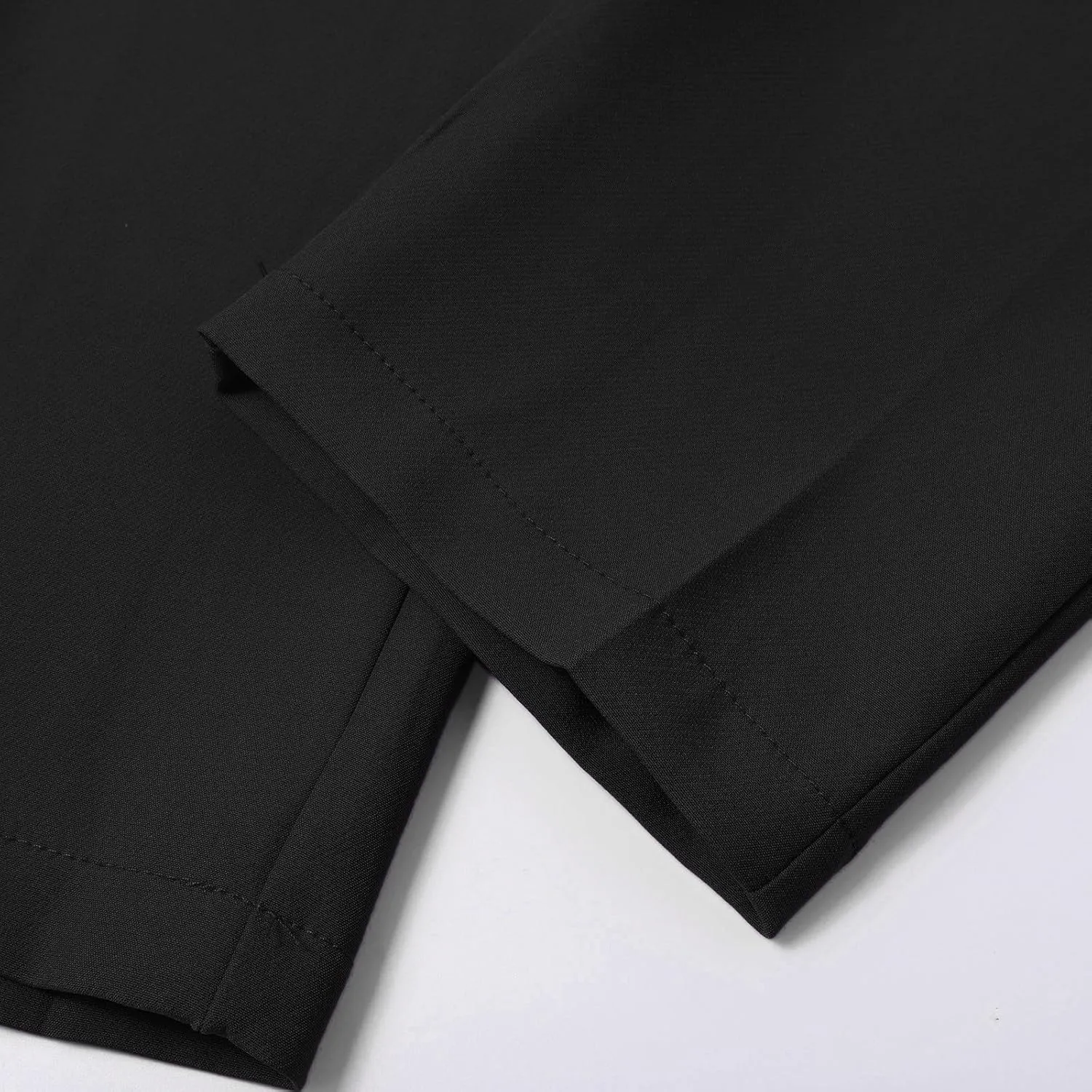 Casual Belted Dress Pants for Women Slim Fit Office Work Pencil Pants High Waisted Straight Leg Pull-On Trousers with Pockets