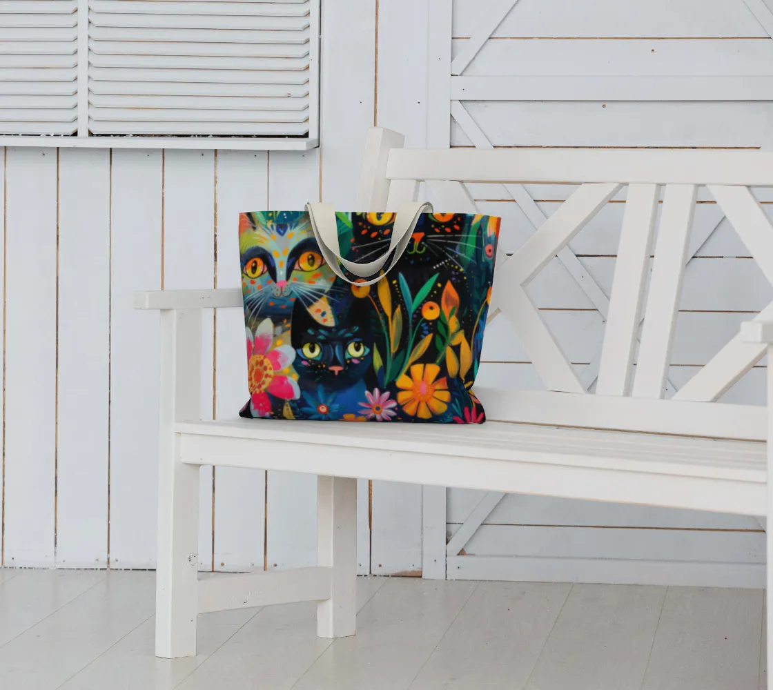 Cats 2 Large Tote
