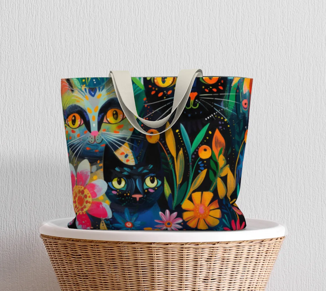 Cats 2 Large Tote