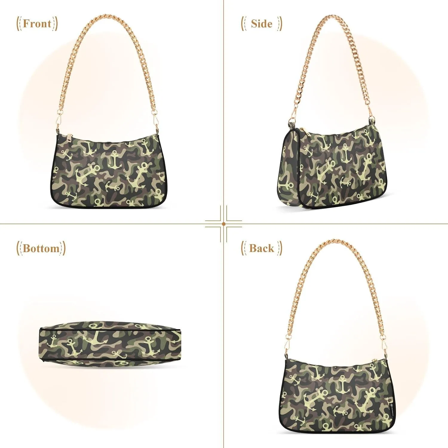 Chain Shoulder Bag Tote Handbag Purse for Women