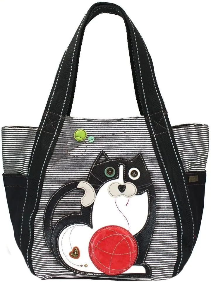 Chala Fat Cat Carryall Zip Tote