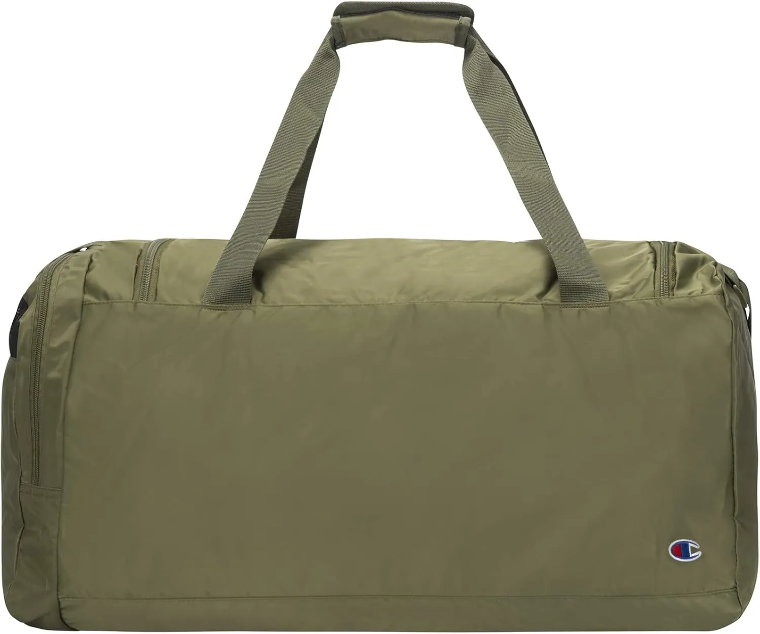 Champion Unisex Adult Qualifier Duffel Bags, Cargo Olive/Scarlet, One Size US