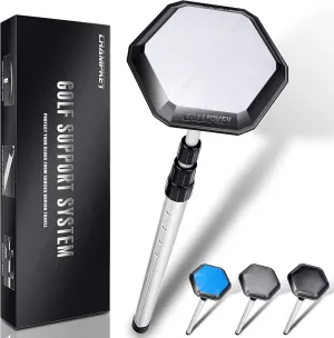 CHAMPKEY Professional Golf Travel Bag Support Rod - Sturdy Aluminum Alloy Golf Support System - Rubber Top Cover Golf Support Stick