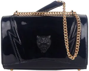 Chic Patent Effect Chain Shoulder Women's Bag