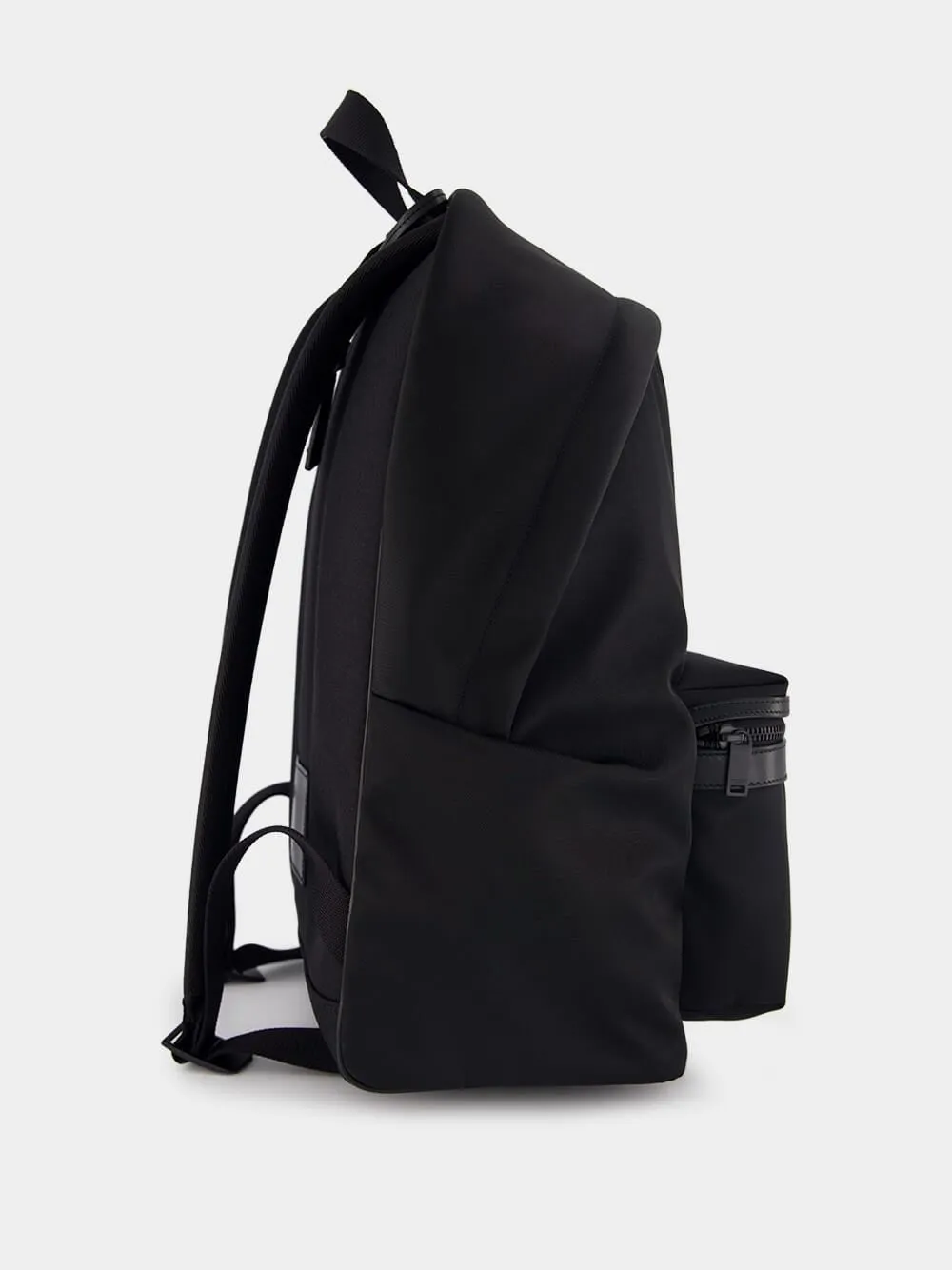 City Leather-Trimmed Backpack