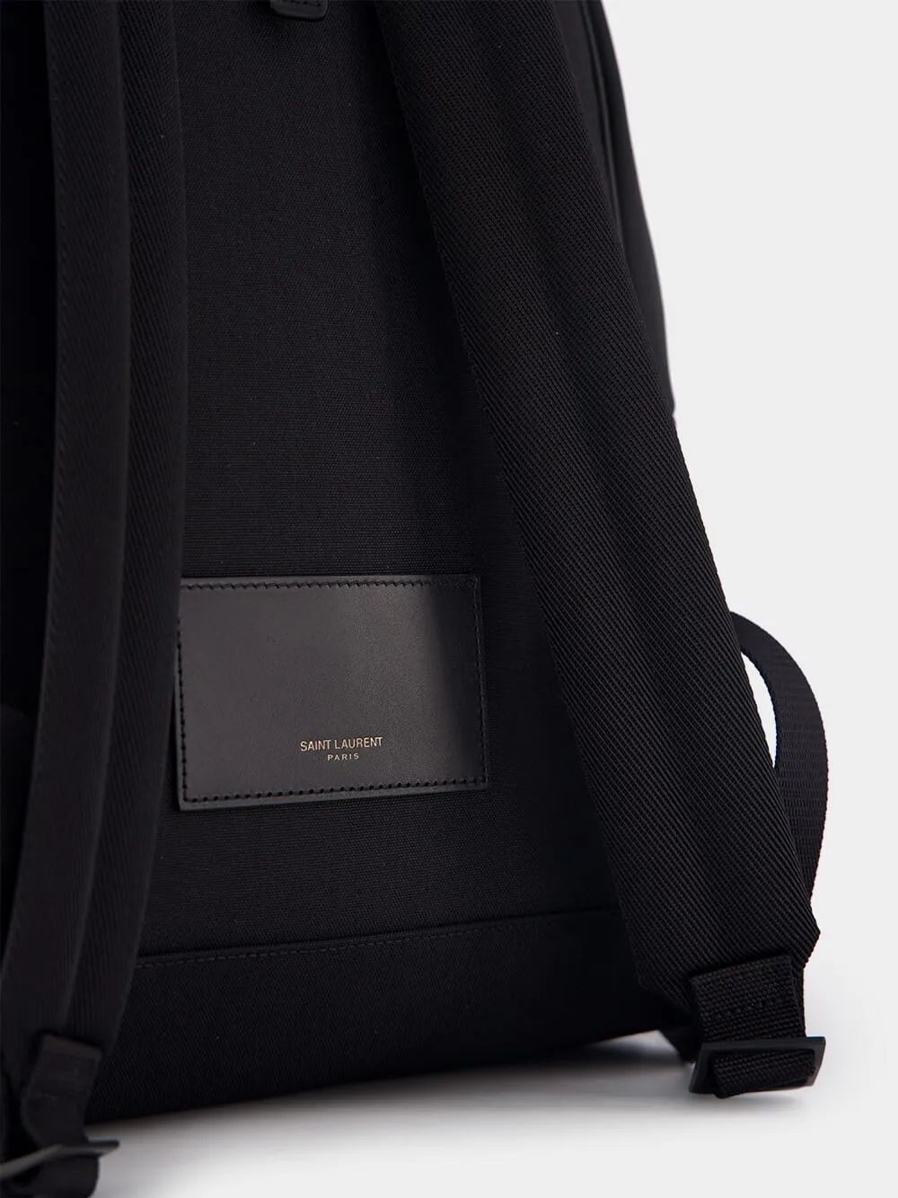 City Leather-Trimmed Backpack