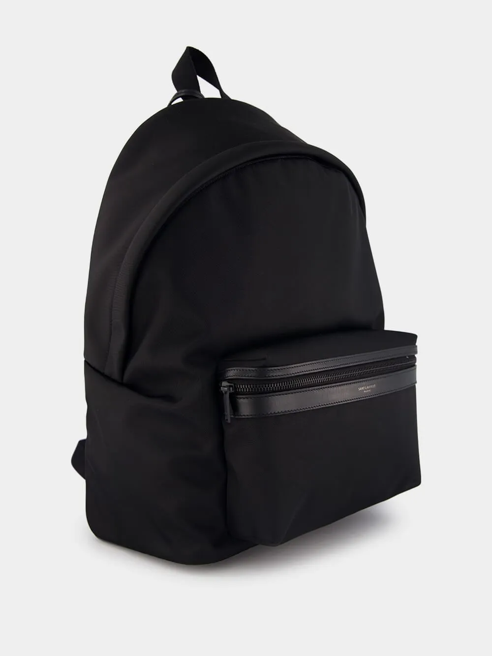City Leather-Trimmed Backpack