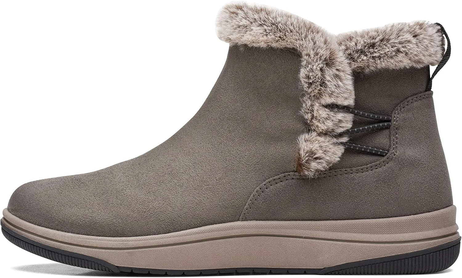 Clarks Women's Breeze Fur Ankle Boot