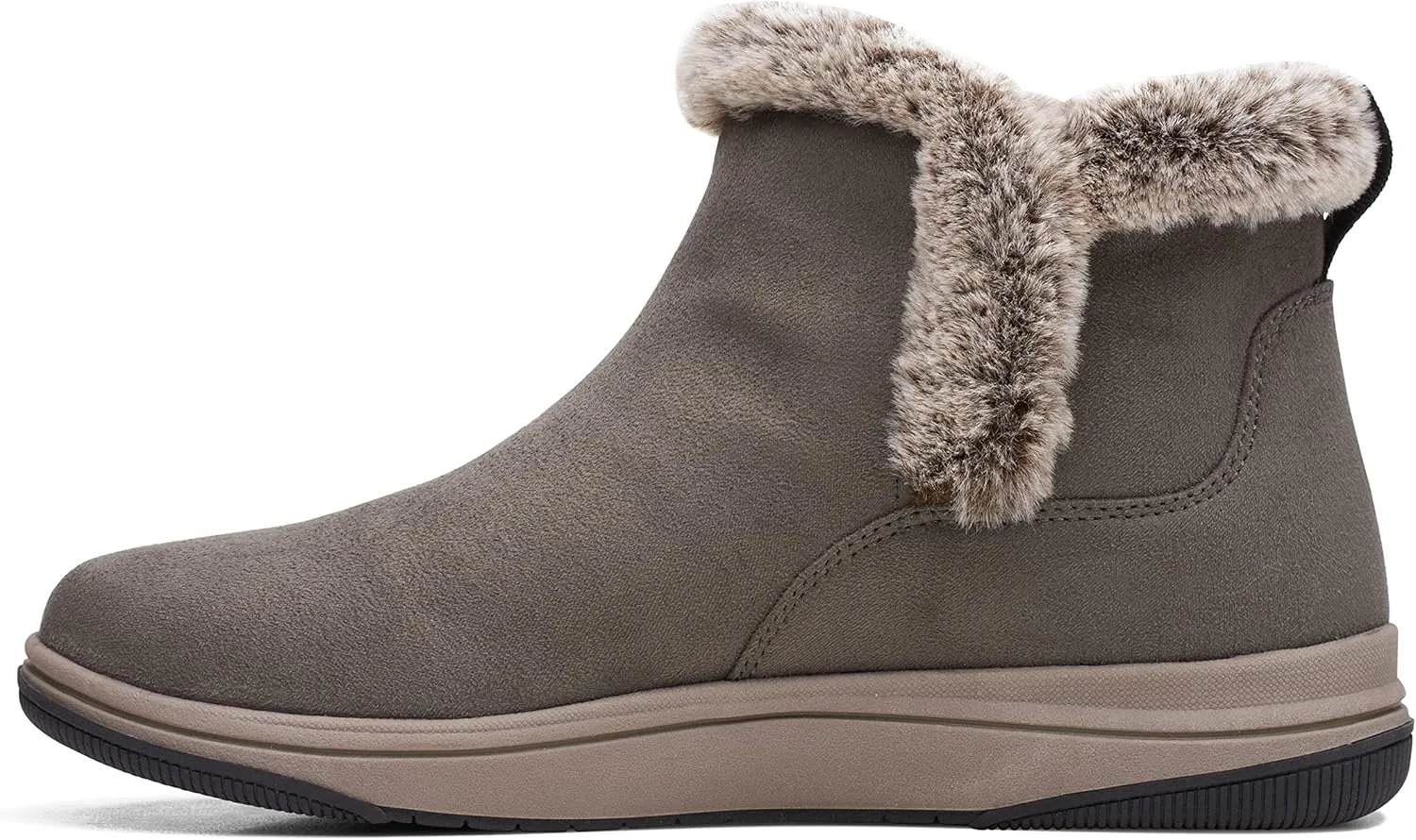 Clarks Women's Breeze Fur Ankle Boot