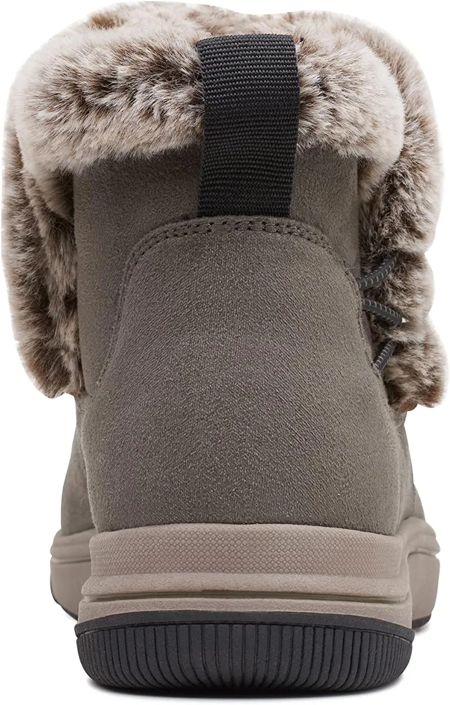 Clarks Women's Breeze Fur Ankle Boot