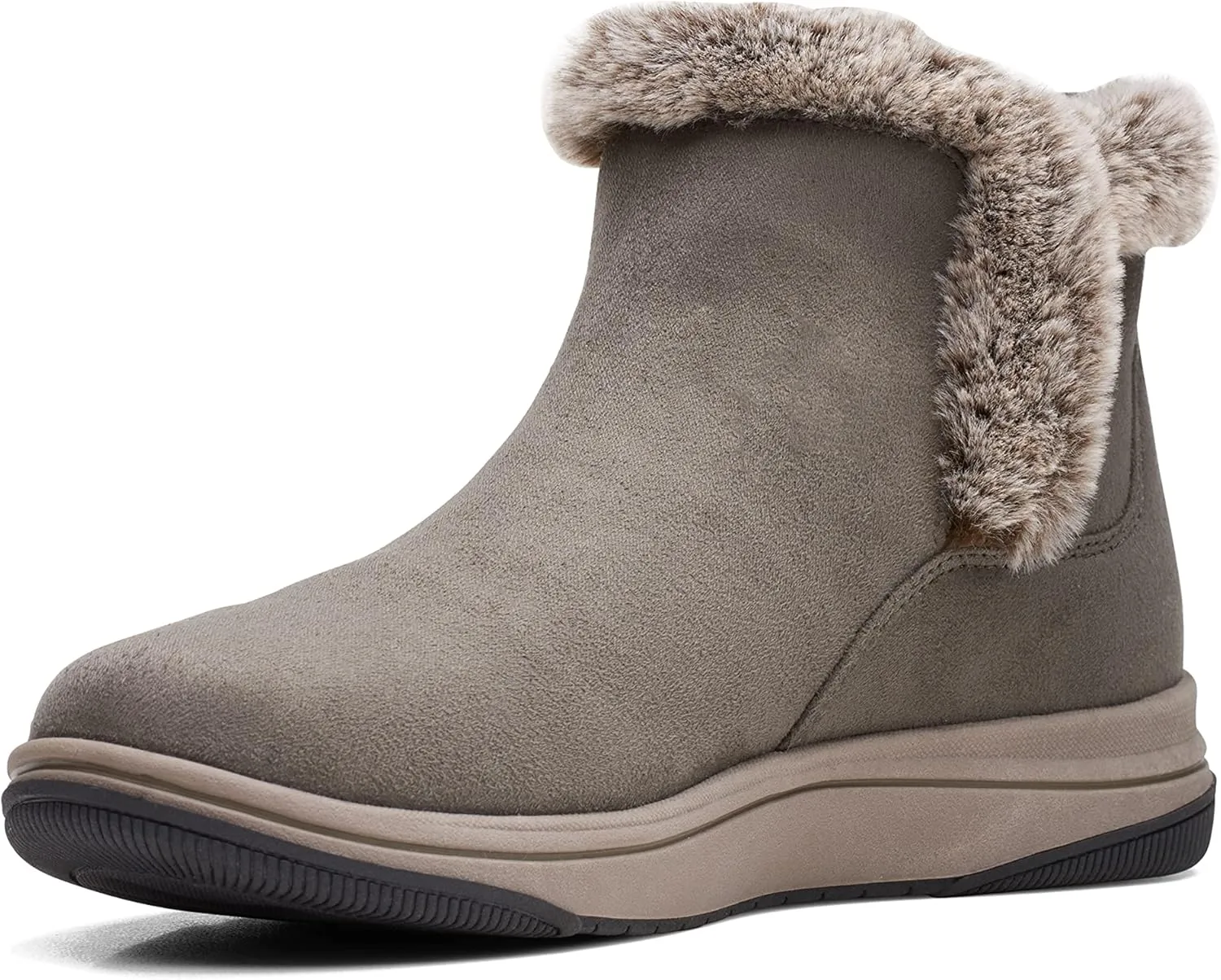 Clarks Women's Breeze Fur Ankle Boot