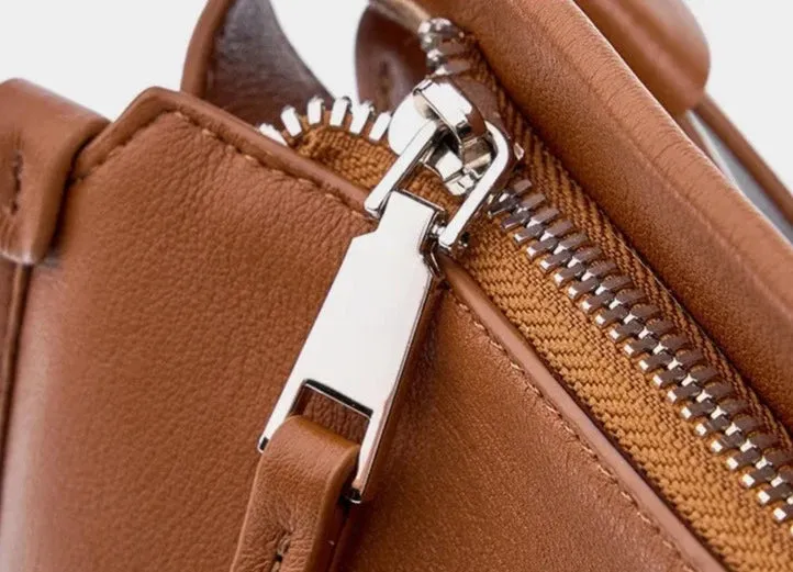 Classic Soft Leather Tote Bag | Perfect Commuter Bag