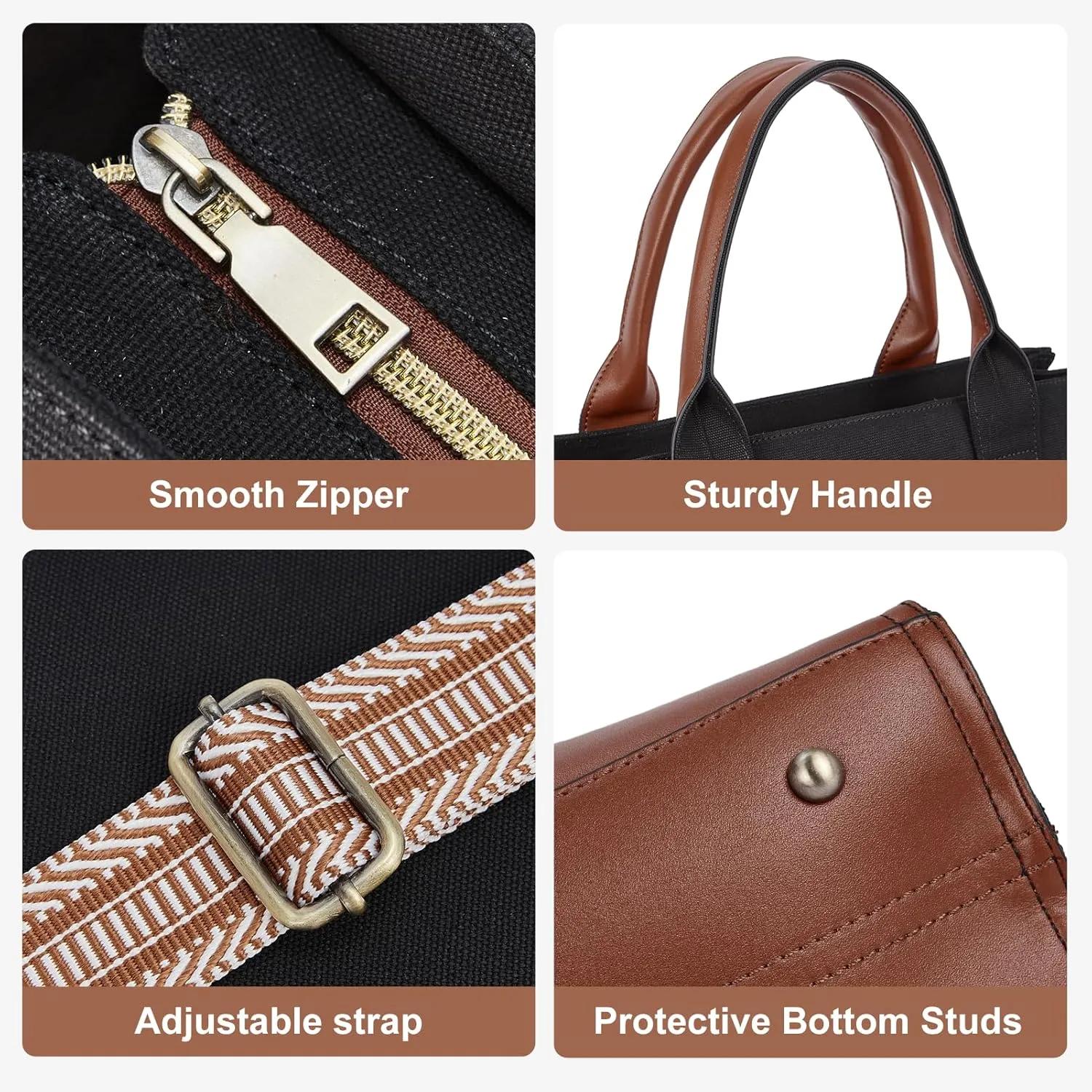 CLUCI Laptop Tote Bag for women 15.6 inch Computer Briefcase Leather Work Shoulder Bags Handbag for Office,School,Travel
