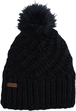 Coal Maizy Soft Knit Cuff Fur Pom Women's Beanie Hat