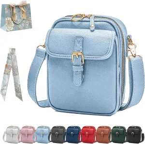 Collaboraten1 Crossbody Leather Bag, Urvashi Leather Bag, Retro Double-Layer Large Capacity Mini Crossbody Bags