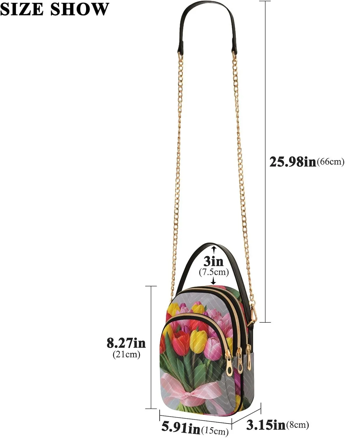 Colorful Small Handbag Crossbody Bag for Women Quilted Bags Shoulder Purse Phone Wallet Chain Bag