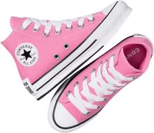 Converse Chuck Taylor All Star EVA Lift Platform Sketch Big Kids High Top Sneaker (Pink/White/Black, US Footwear Size System, Big Kid, Numeric, Medium, 6)
