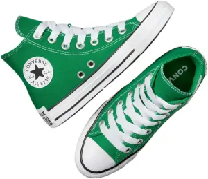 Converse Chuck Taylor All Star Sketch Big Kids High Top Sneaker (Green/White/Black, US Footwear Size System, Big Kid, Numeric, Medium, 6.5)
