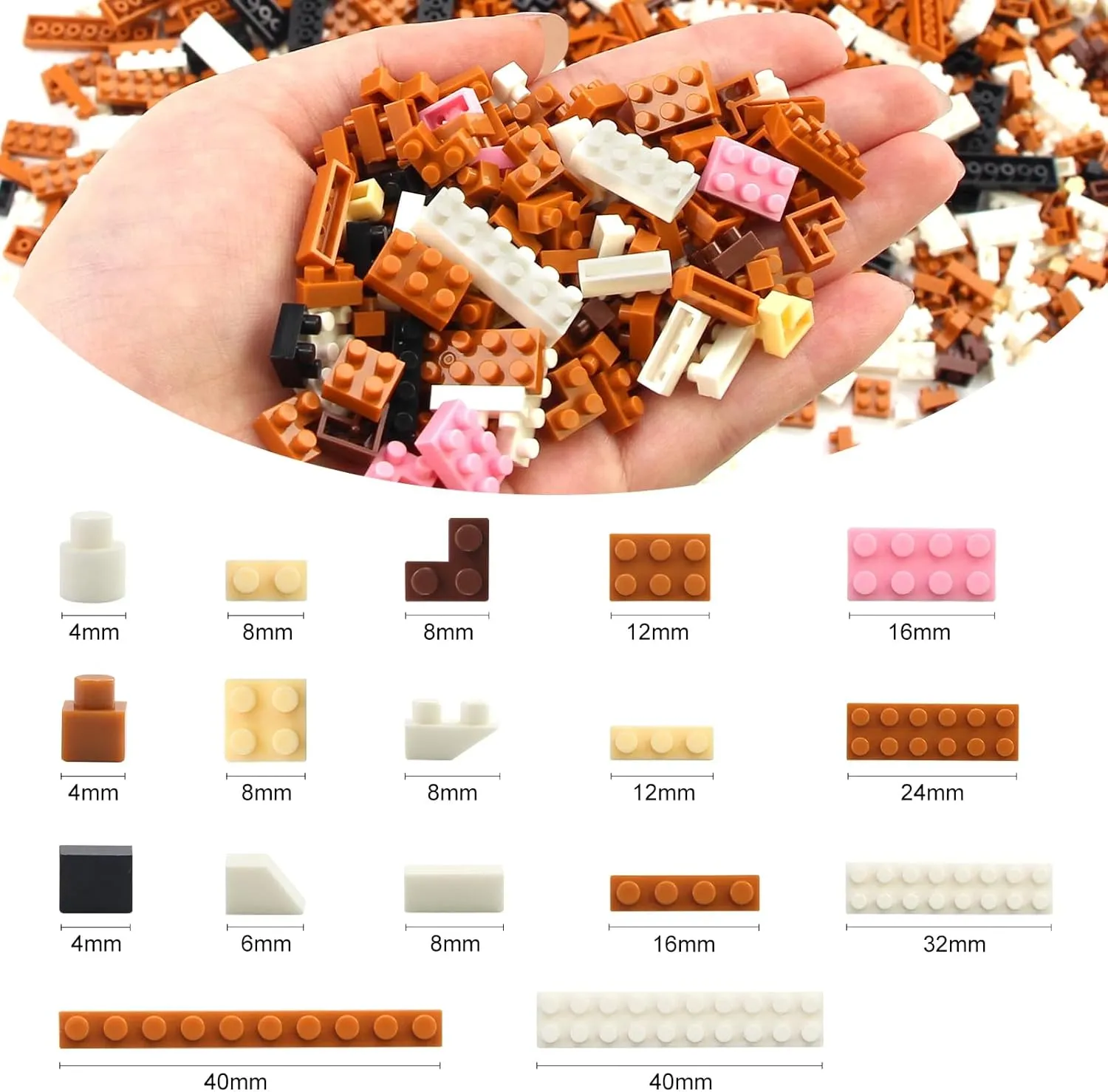 Corky Micro Building Block Dogs Mini Block Animal Dog Building Animal Set DIY 3D Block Toy Building Blocks for Kids Or Adult 1380 Pieces