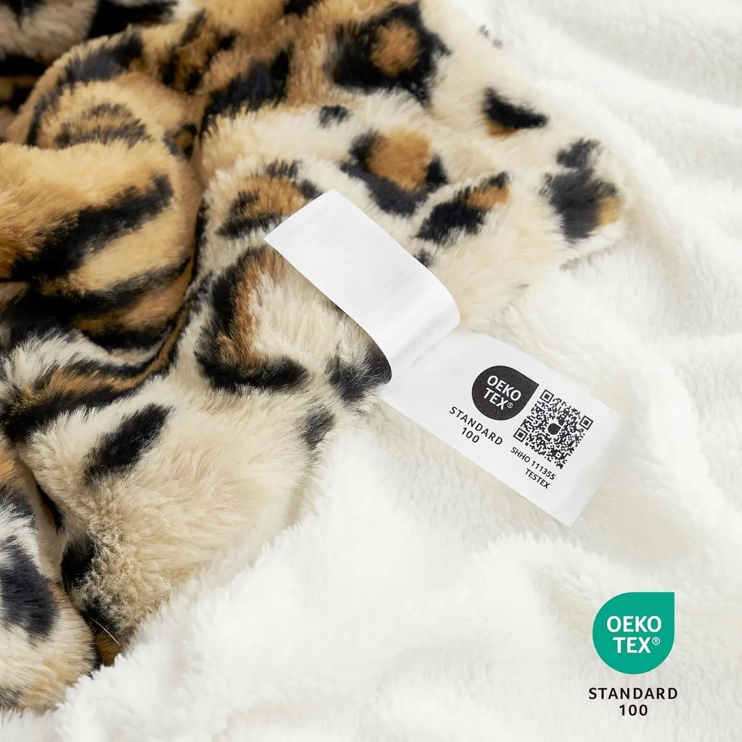 Cozy Bliss Luxury Faux Fur Throw Blanket Leopard Print, Non Shedding Double Sided Sherpa Blankets Super Soft Fluffy Thick Warm Throws Home Decor for Couch Bed Sofa Women,60"*80"Inches Brown Leopard