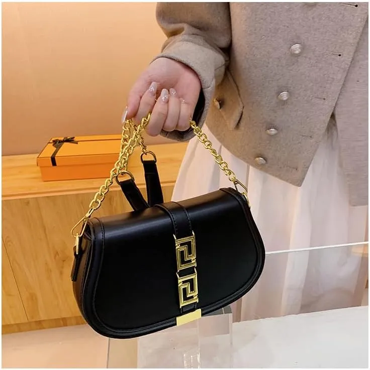cross-body bag Premium Shoulder Chain Underarm Saddle Bag
