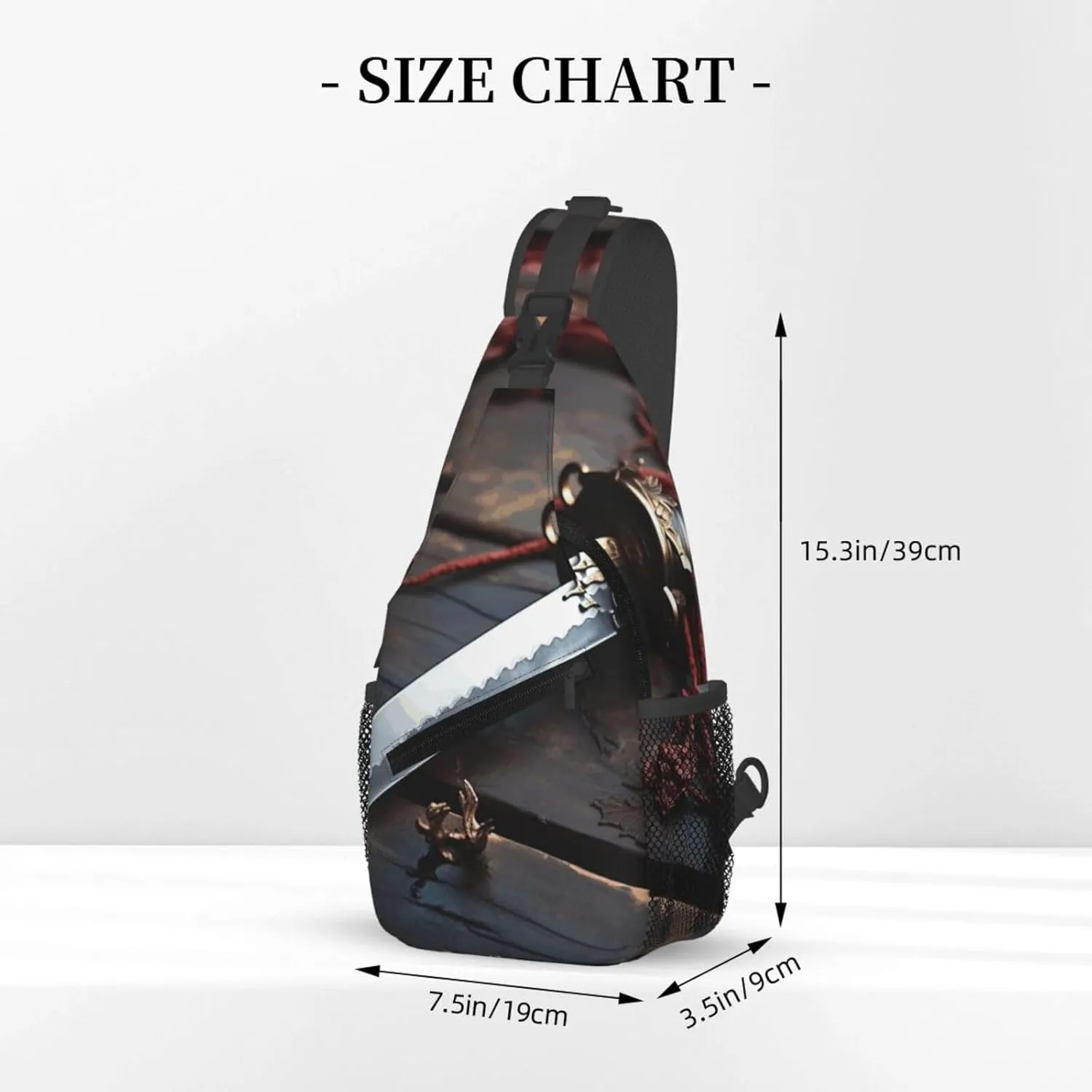 Cross Chest Bag Diagonally Sling Backpack Crossbody Shoulder Bag Labrador Sling Bag Travel Hiking Daypack